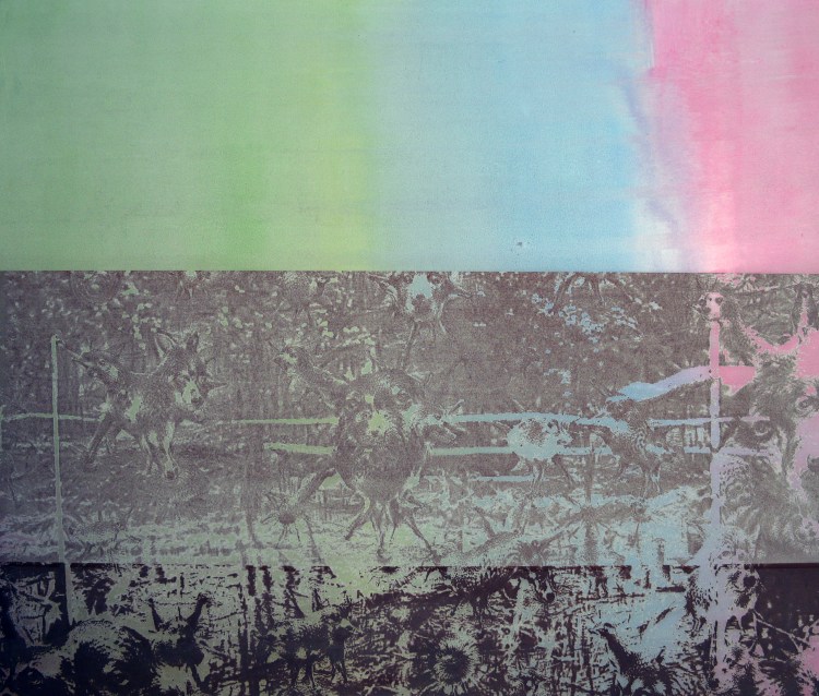 computer vision_2 elaborazione digitale_olio su tavola_100x115cm_2017