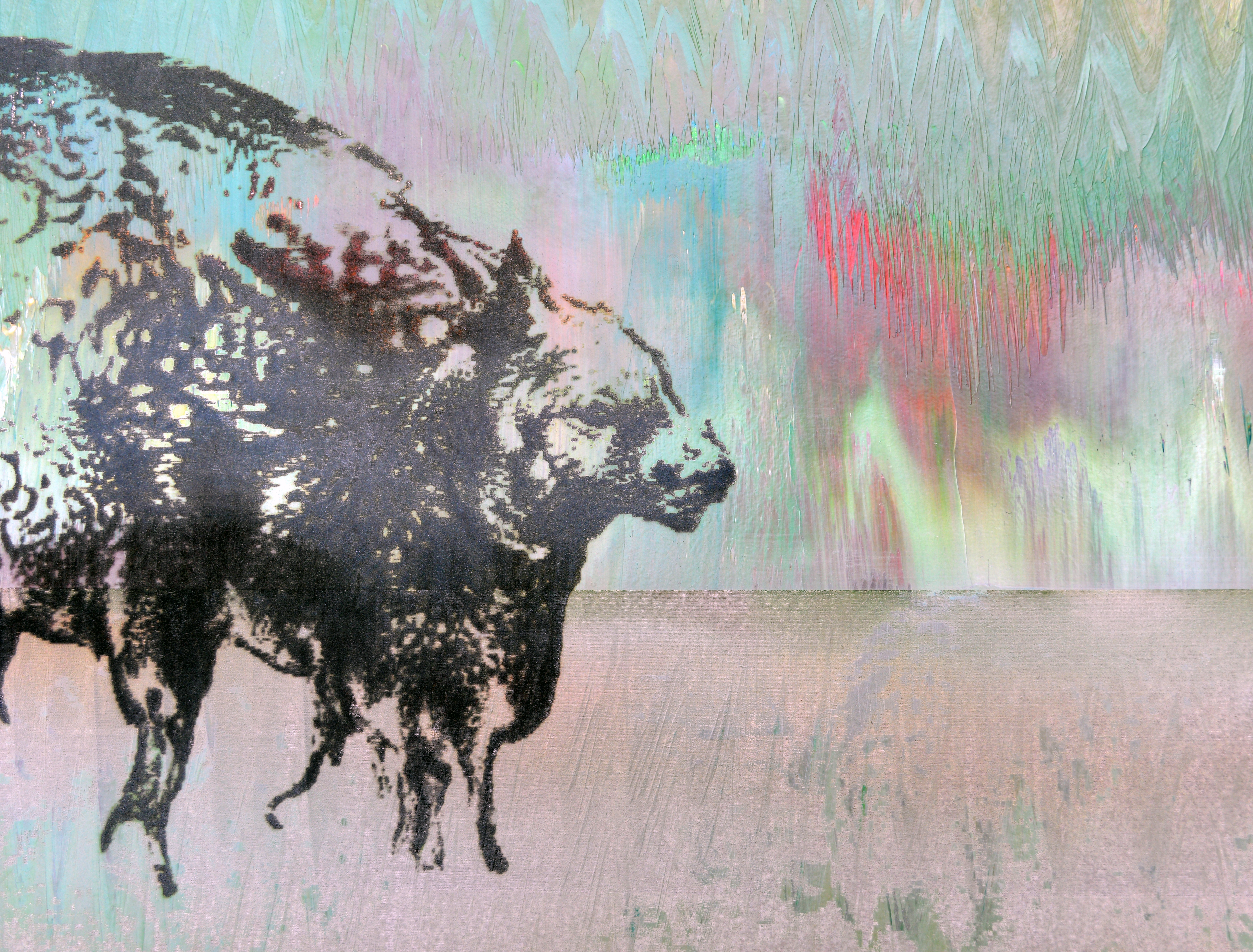 computer vision_1 elaborazione digitale_olio su tavola_100x115cm_2017